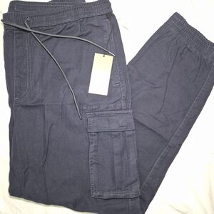 Men's Navy Cargo Pants